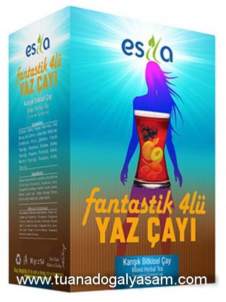 Fantastik 4'lü Yaz Çayı Form Çayı Ebru Şallı Çayı