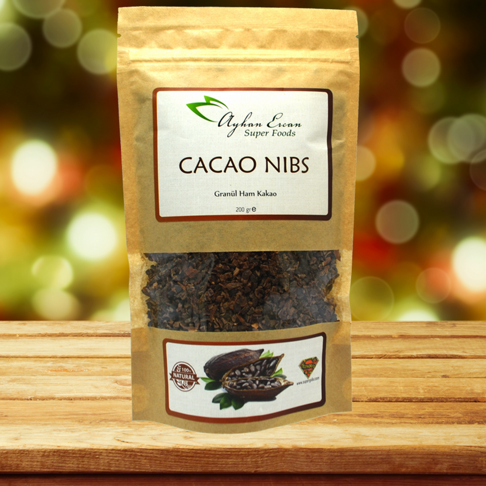 Saf Kakao Çekirdeği Nibs 200 gr