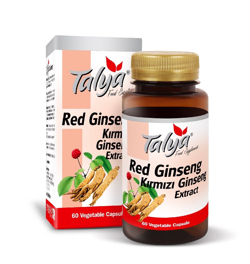 KOREAN RED GINSENG hapı Extract Kırmızı Kore Ginsengi Ekstresi