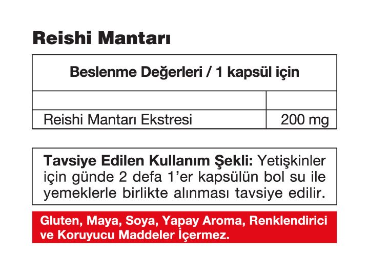 reishi mantarı hapı kapsülü extract ganoderma bağışıklık sistemi
