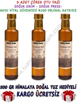 3 ADET ÇÖREK OTU YAĞI 250 ML