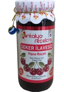 Diabet Şekersiz Vişne Reçeli Ekstra Geleneksel