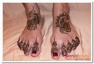 HİNT KINASI GEÇİCİ DÖVME KINASI (SİYAH)