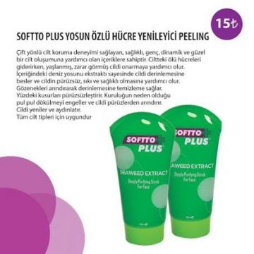 SOFTTO PLUS YOSUN ÖZLÜ SEAWEED PEELİNG