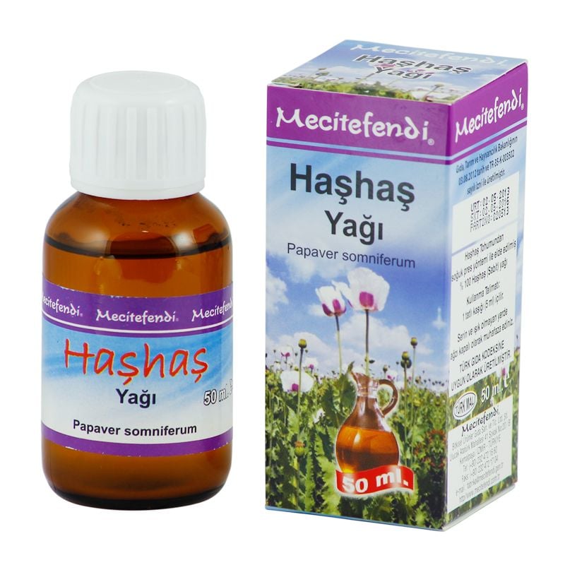 MECİTEFENDİ HAŞHAŞ YAĞI 50cc