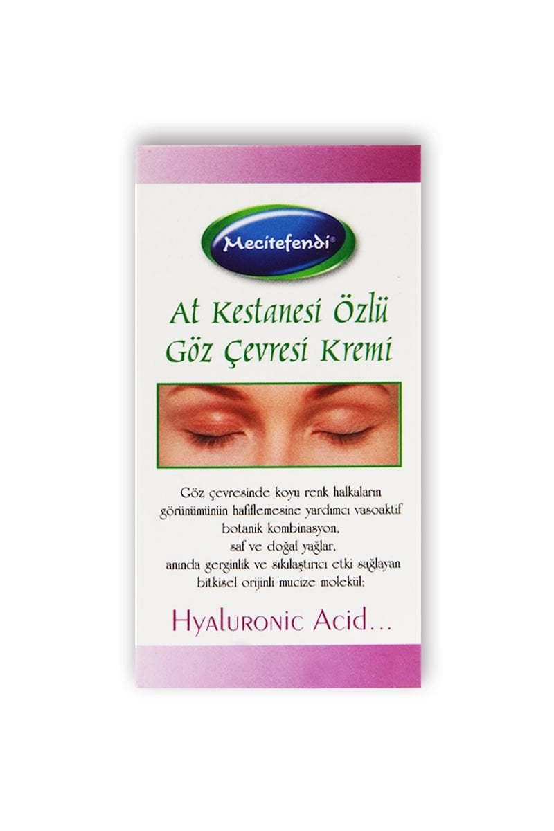 MECİTEFENDİ AT KESTANESİ ÖZLÜ GÖZ ÇEVRESİ KREMİ 15ml