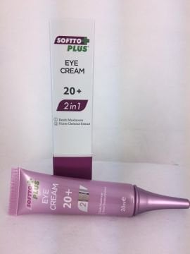 SOFTTO PLUS 2 in 1 Göz Çevresi Kremi 20+