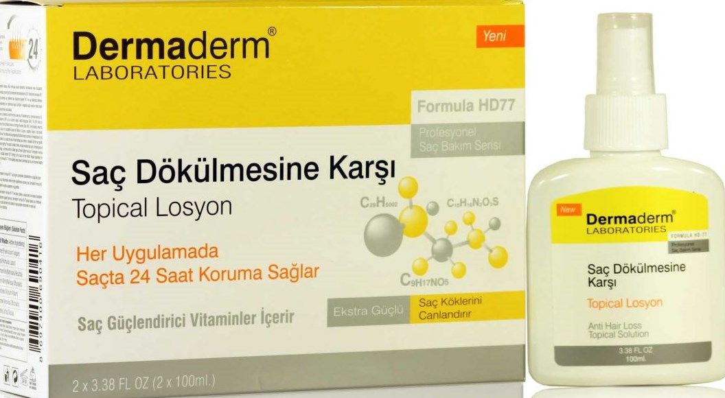 DERMADERM LABORATORİES FORMULA HD 77 TOPİCAL LOSYON 2x 100 ML