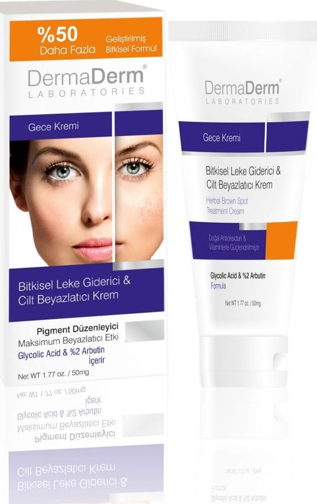 Dermaderm Cilt Lekelerine Karşı Gece Kremi 100 Gr